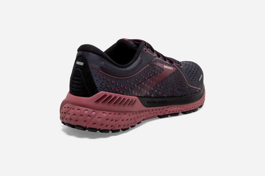 Brooks Adrenaline Gts 21 Road Loopschoenen Dames - Zwart - 951286MDH